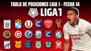 Tabla de posiciones de la Liga 1 Perú 2026 HOY: así van los equipos en la fecha 14 del Torneo Apertura