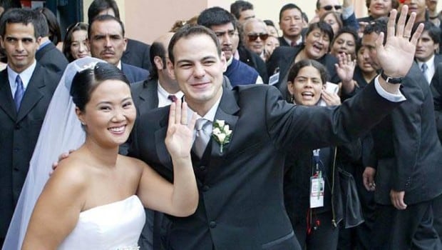 Keiko Fujimori y Mark Vito Villanella se casaron en el 2004.