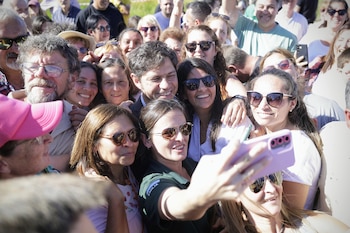 Axel Kicillof recorrida por Bragado