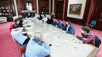 Axel Kicillof se reunió con