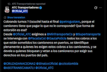 Los transportadores le piden al
