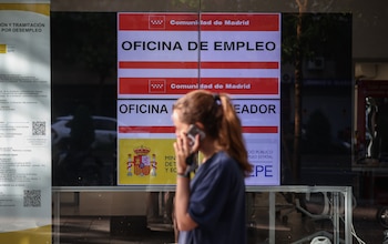 Oficina de Empleo en Madrid.