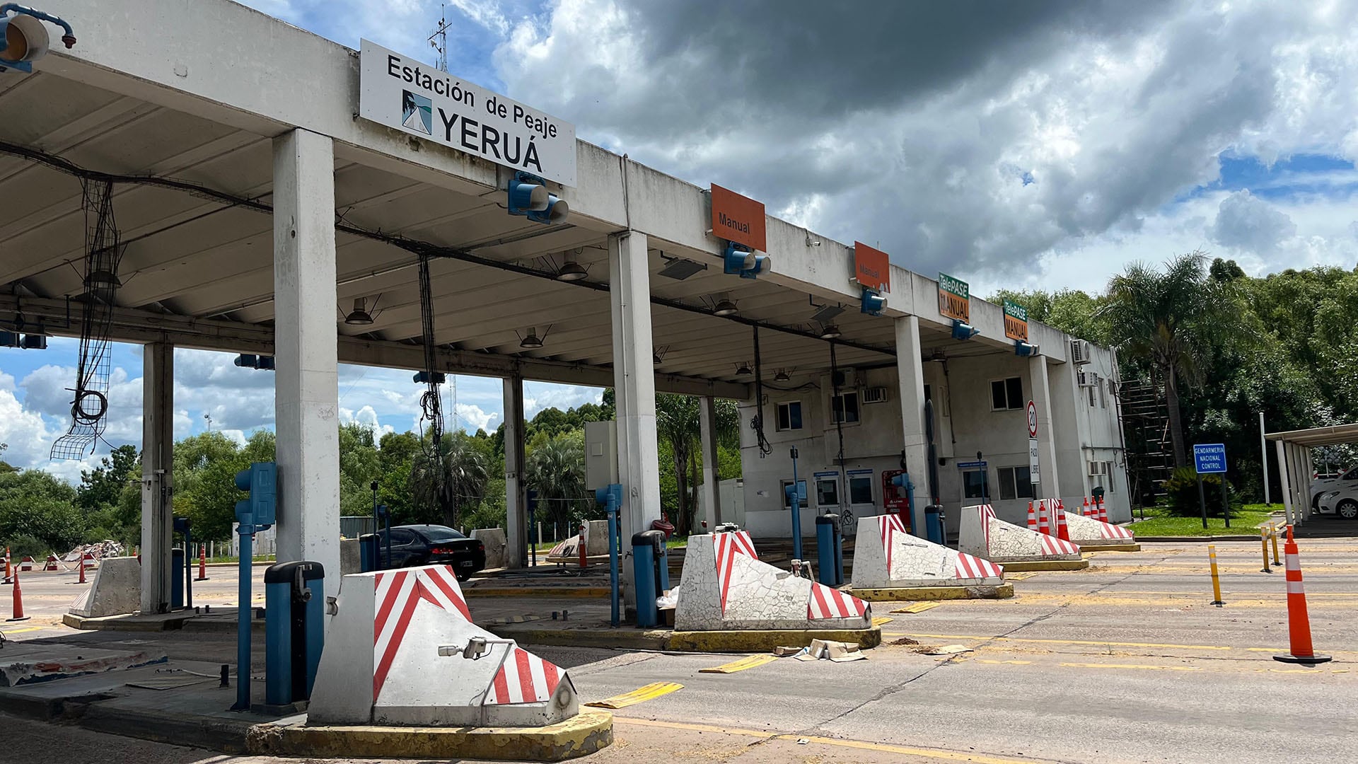 Las medidas fueron anunciadas por el nuevo concesionario de la autopista. En Yeruá ya no hay cabinas (Gentileza Diario Río Uruguay)