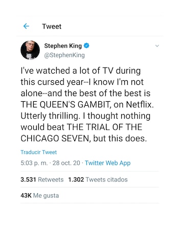 El elogio de Stephen King