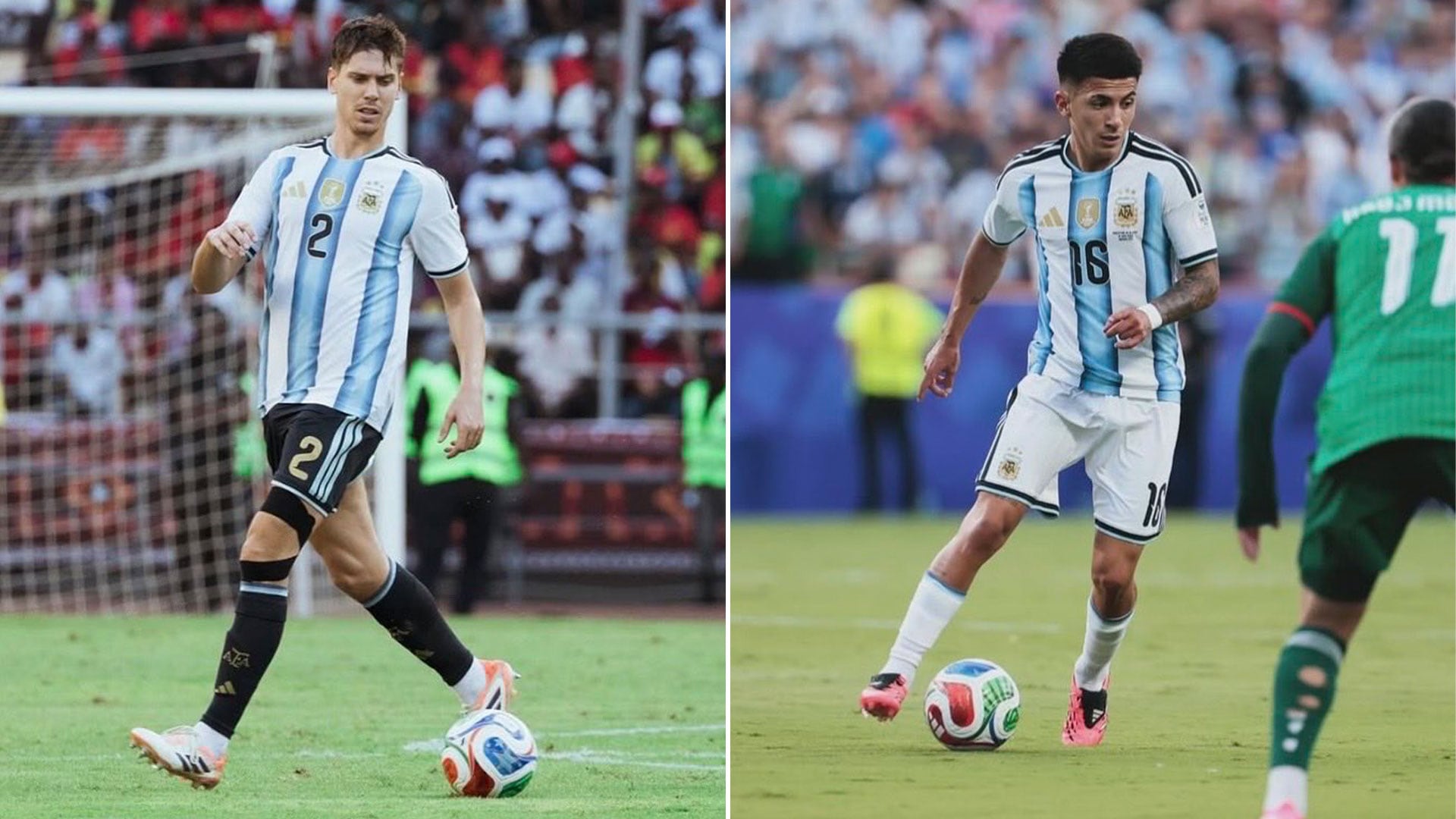 Juan Foyth y Thiago Almada quedaron desafectados de la selección argentina para los tres amistosos (@Argentina)