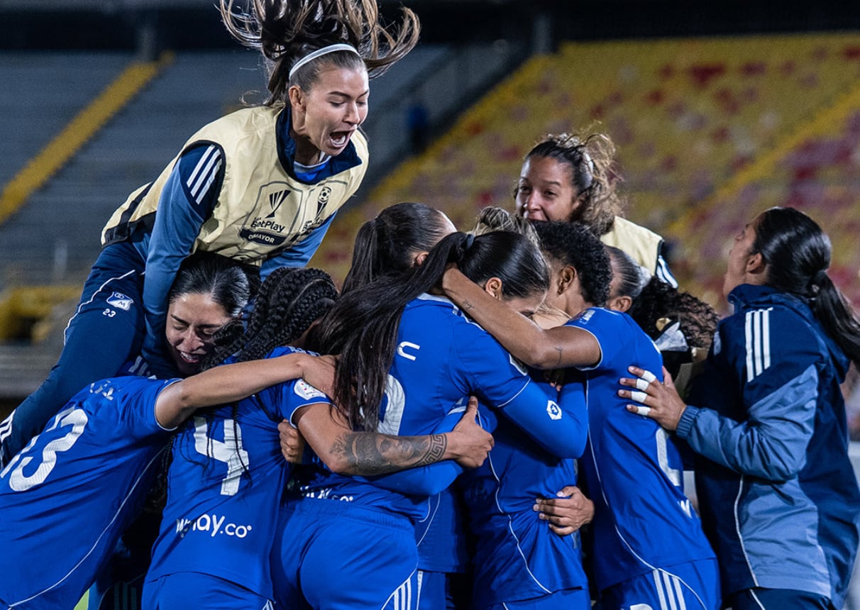 Millonarios clasificó a unas semifinales de la Liga Femenina por primera vez desde 2020, cuando lo logró por última ocasión - crédito Millonarios FC