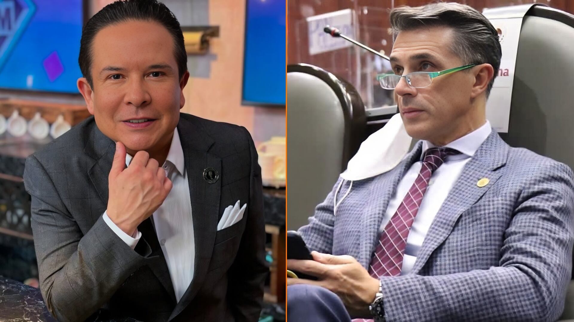 El Tribunal Superior de Justicia de la Ciudad de México falló a favor del periodista en un caso donde el diputado federal exigía una indemnización de 2.5 millones de dólares. (imagentvmx, sergiomayerb, Instagram)