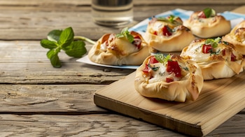 Las empanadas caprese combinan la