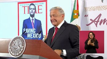 El presidente López Obrador habló