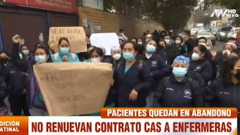 Enfermeras del Hospital Cayetano Heredia