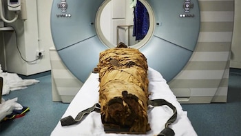 La momia Nesyamun, cuya voz