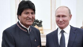 Evo Morales en su última