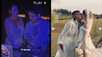 Christian Nodal celebró y fue