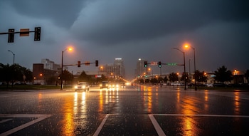 Las torrenciales lluvias asociadas al
