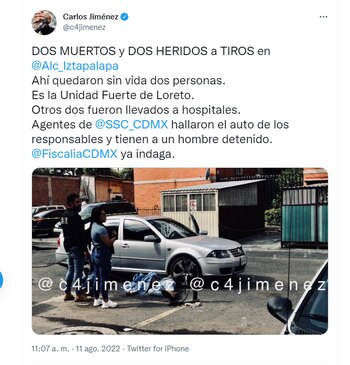 Los heridos fueron trasladados a