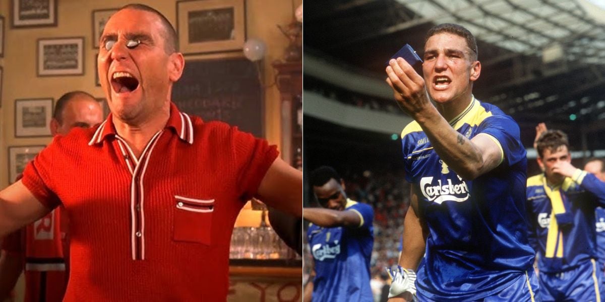 Jones pasó de ser un futbolista agresivo de la Premier League a convertirse en un icónico actor de acción en Hollywood (Composición fotográfica)