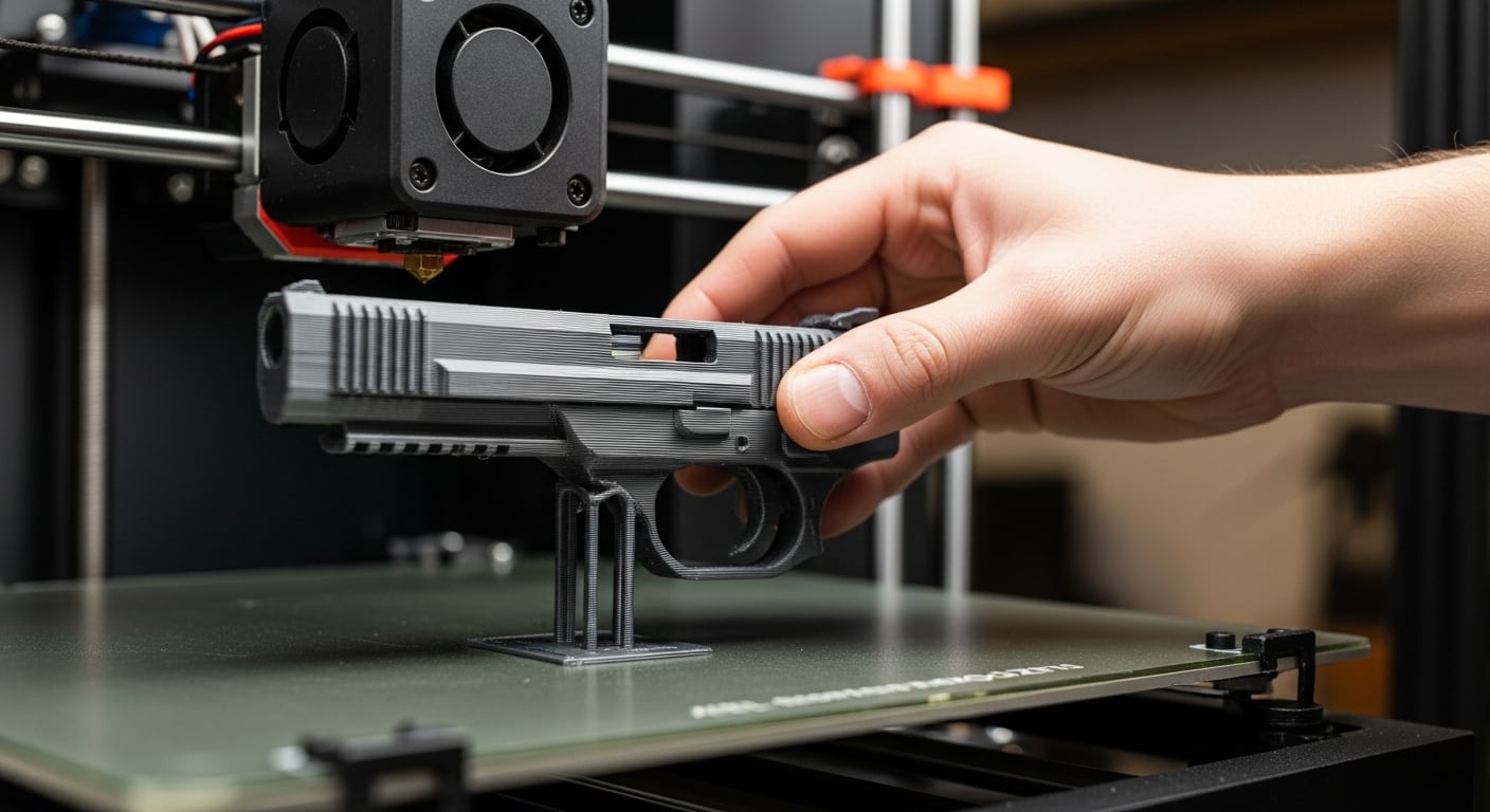 La iniciativa prevé sanciones penales por distribuir o poseer archivos de diseño de armas sin licencia, con multas y posibles penas de prisión. (Imagen Ilustrativa Infobae)