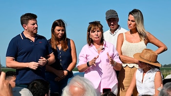 Patricia Bullrich apoyó a productores