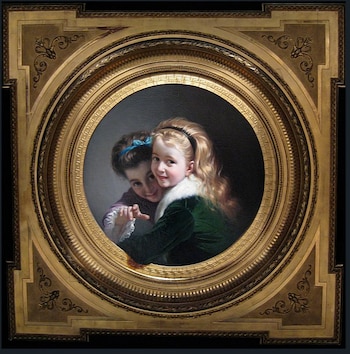 "Dos niñas", de Pere Borrell