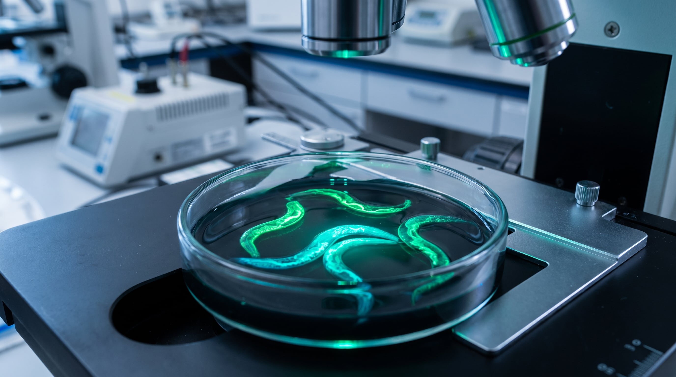 El trabajo empleó el gusano microscópico Caenorhabditis elegans para rastrear marcas epigenéticas a lo largo del tiempo. (Imagen Ilustrativa Infobae)