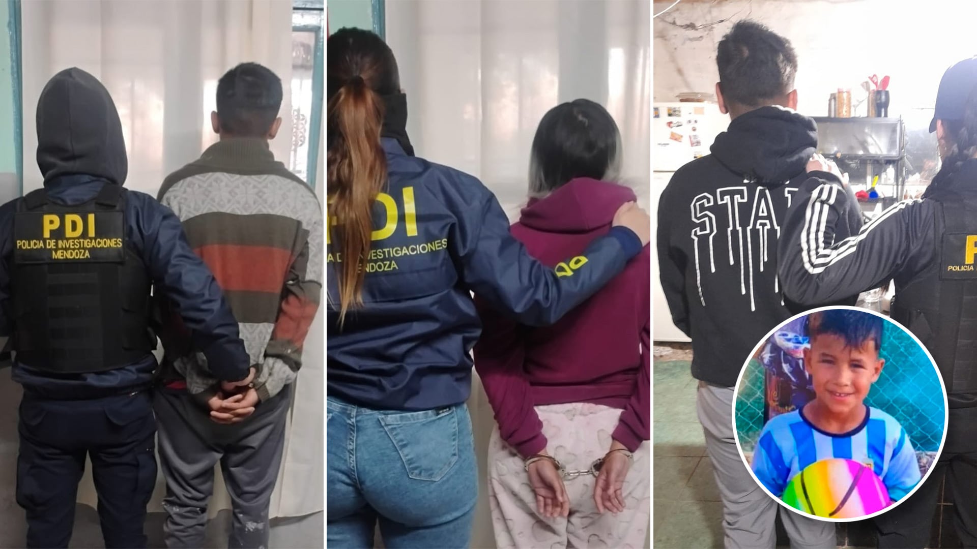 La Policía de Mendoza detuvo a tres nuevos sospechosos por el crimen de Leonel Ortiz en Las Heras