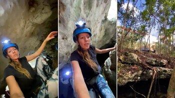 En la grabación se aprecia