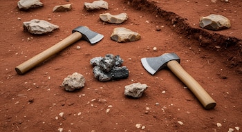 La cultura aurignaciense utilizaba líneas,