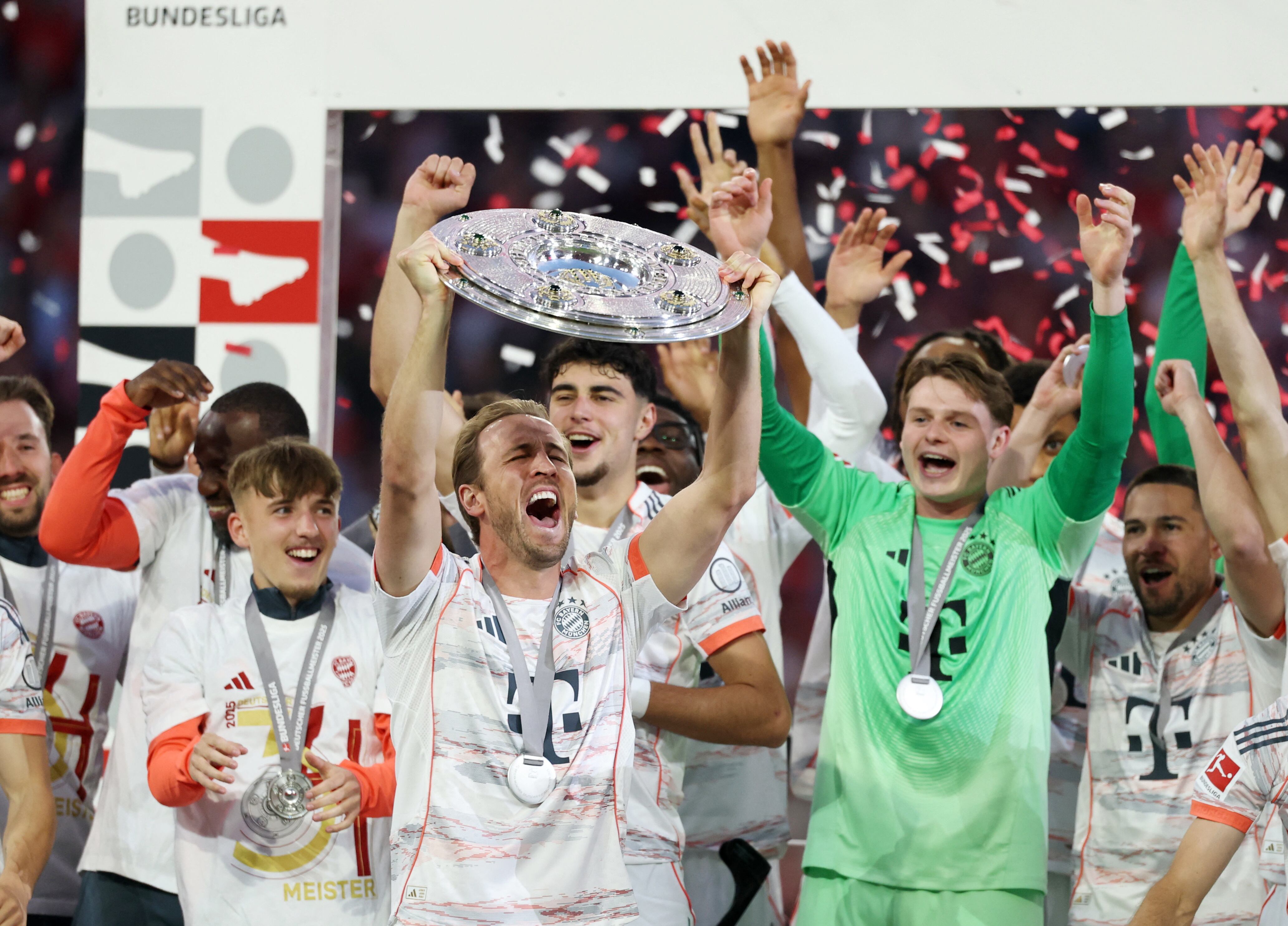 En el último partido del Bayern Múnich ante los blanquinegros, se coronaron campeones de la Bundesliga-crédito Kai Pfaffenbach/REUTERS