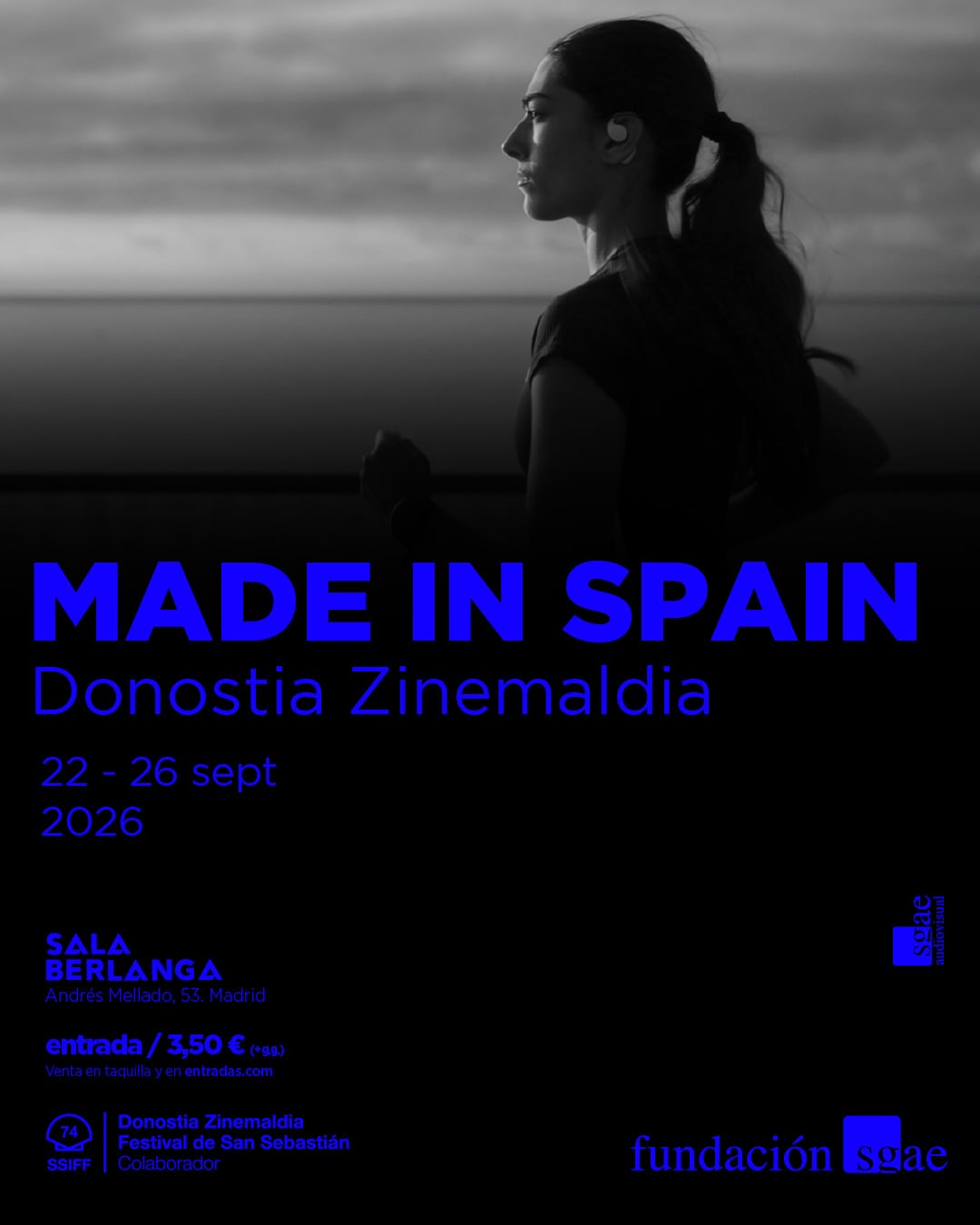 Imagen de la sección Made In Spain de la Sala Berlanga durante el Festival de San Sebastián.