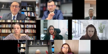 La reaparición de Jorge Alfredo Vargas en medio de la audiencia llamó la atención - crédito Audiencia Fiscalía