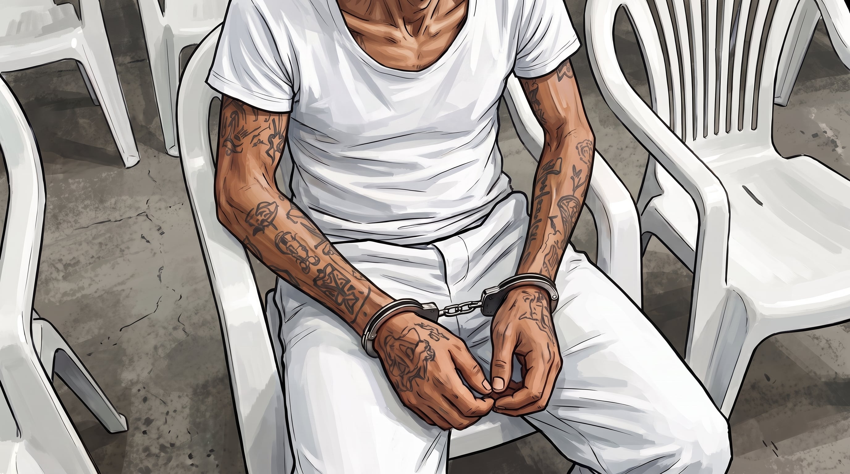 El Tribunal Segundo contra el Crimen Organizado de San Salvador impuso penas de hasta 565 años de prisión a 116 miembros de la clica Fulton Locos Salvatruchos. (Imagen Ilustrativa Infobae)