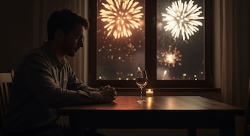 Un hombre observa pensativo desde