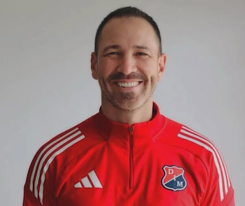 Botero llegó a la dirección técnica del Deportivo Independiente Medellín en abril de este año y su último partido fue en la Copa Libertadores ante Estudiantes de la Plata - crédito DIM