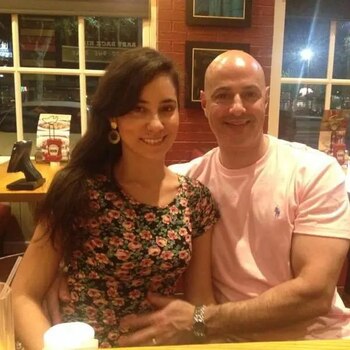 La pareja se casó en