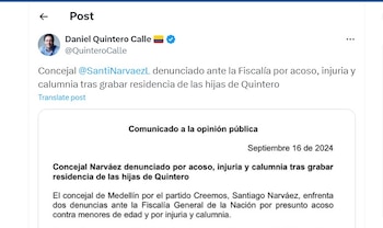 Daniel Quintero comparte un documento