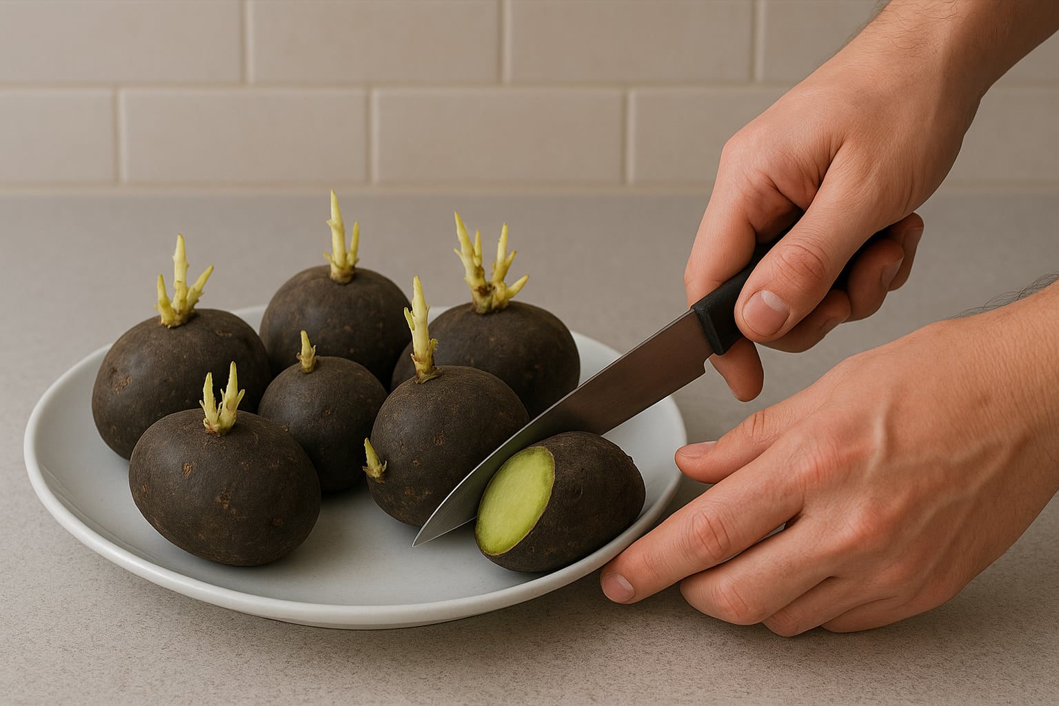 La Autoridad Europea de Seguridad Alimentaria advierte sobre el peligro que representa la solanina en las papas con brotes, especialmente para niños y lactantes (Imagen Ilustrativa Infobae)