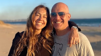 Santiago Giorgini y su mujer