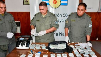 Los gendarmes del Escuadrón 56