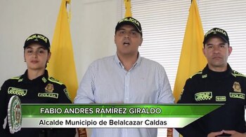 El alcalde de Belalcázar, Caldas,