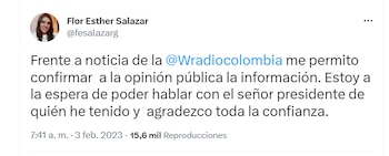 Se confirma la renuncia de