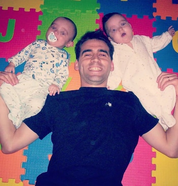 La foto retro que Sebastián