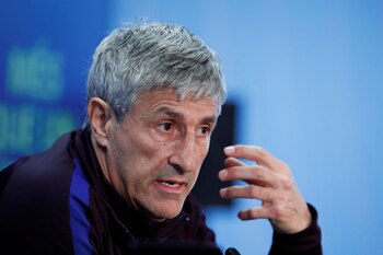 Setién habló de los rumores