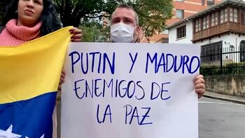 La protesta de los opositores