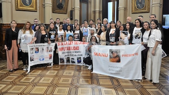 Las familias de las víctimas