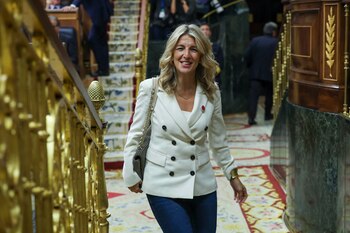 La vicepresidenta segunda y ministra