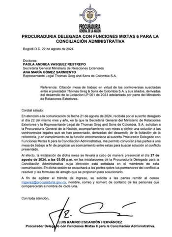 Por solicitud de ambas partes,