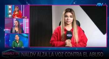 Caso Naldy Saldaña trasciende fronteras: Magaly Medina revela cobertura internacional de la denuncia contra La Bella Luz. Captura: Magaly Tv La Firme.