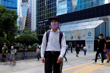 Tsang Chi-kin, un estudiante de