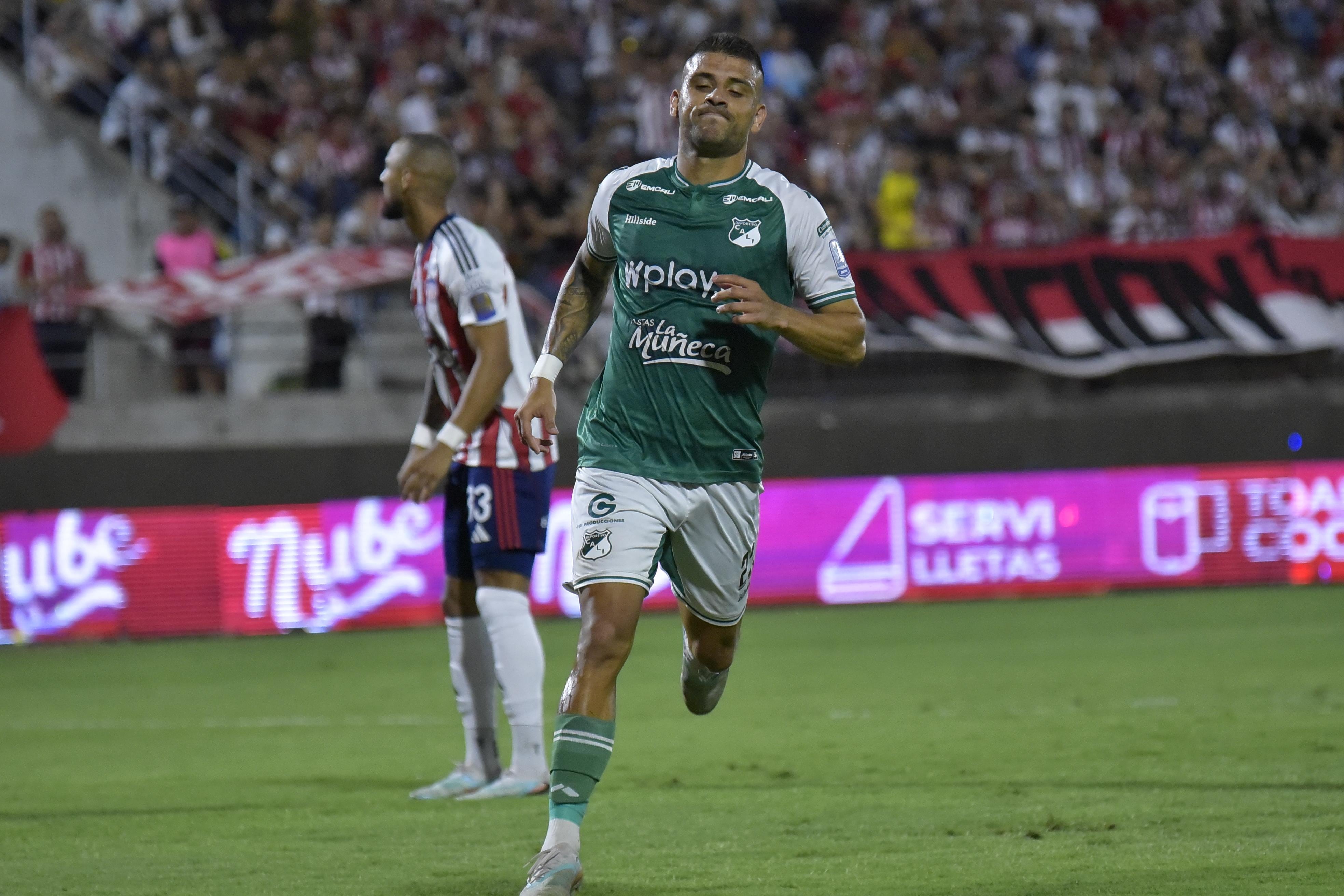 Deportivo Cali superó al Junior de Barranquilla por 2-1 en el estadio Romelio Martínez, por la fecha 15 de la Liga BetPlay - crédito Colprensa
