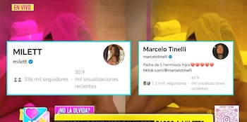 ¿Se dieron una nueva oportunidad? Marcelo Tinelli reacciona a publicación de Milett Figueroa y enciende las especulaciones. Captura: Amor y Fuego.